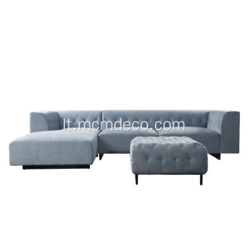 Šiuolaikinė „Marlon“ skyriinė sofa svetainei